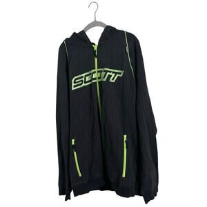 Scott Gray Green‎ Men’s Zip Hooded Zipper Hooded Sweatshirt XXL